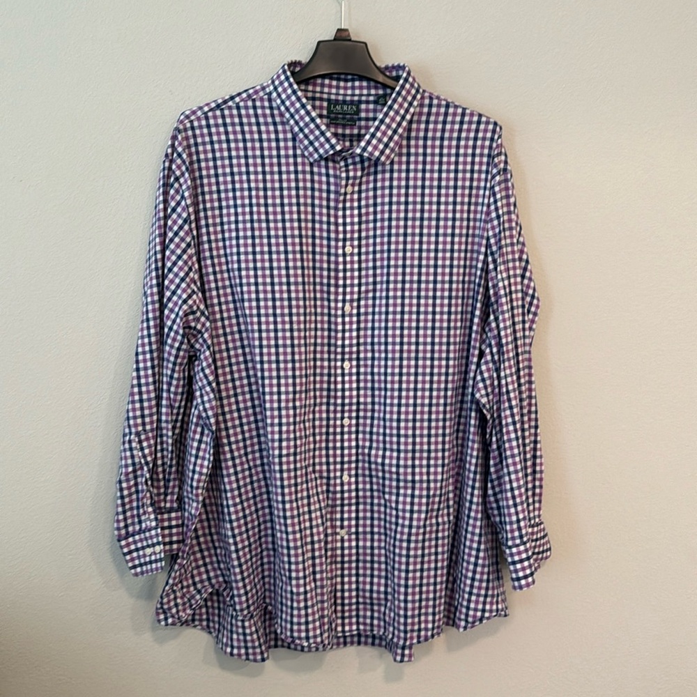 Lauren Ralph Lauren Performance Dress Shirt 22 36/37 tall